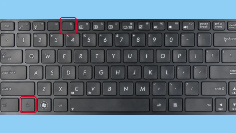 Sử dụng tổ hợp phím Fn + F4 để nhanh chóng đưa laptop vào chế độ Sleep, một phương pháp tiết kiệm năng lượng hiệu quả.