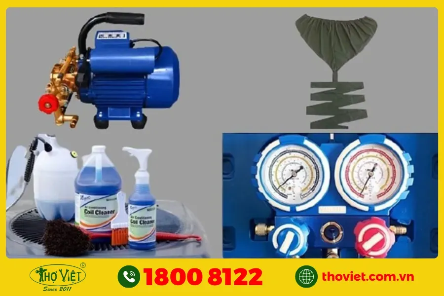 Dụng cụ cần chuẩn bị khi tháo máy lạnh LG Inverter