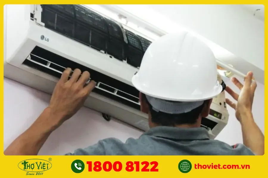 Các bước tháo máy lạnh LG Inverter