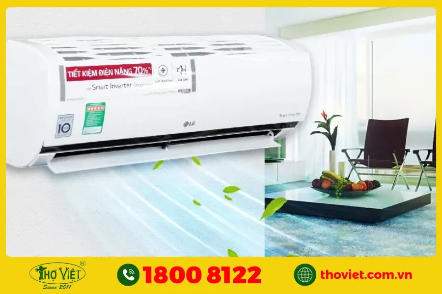 Những lưu ý khi tháo lắp máy lạnh LG Inverter