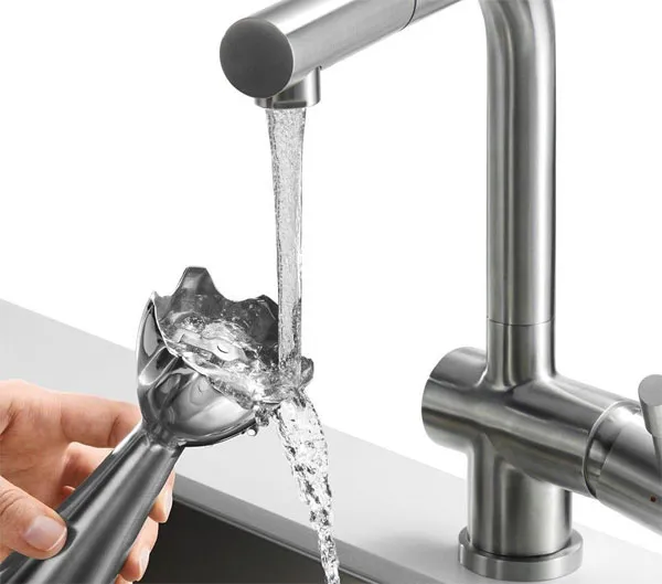 Quy trình vệ sinh các bộ phận máy xay cầm tay Braun sau khi tháo rời