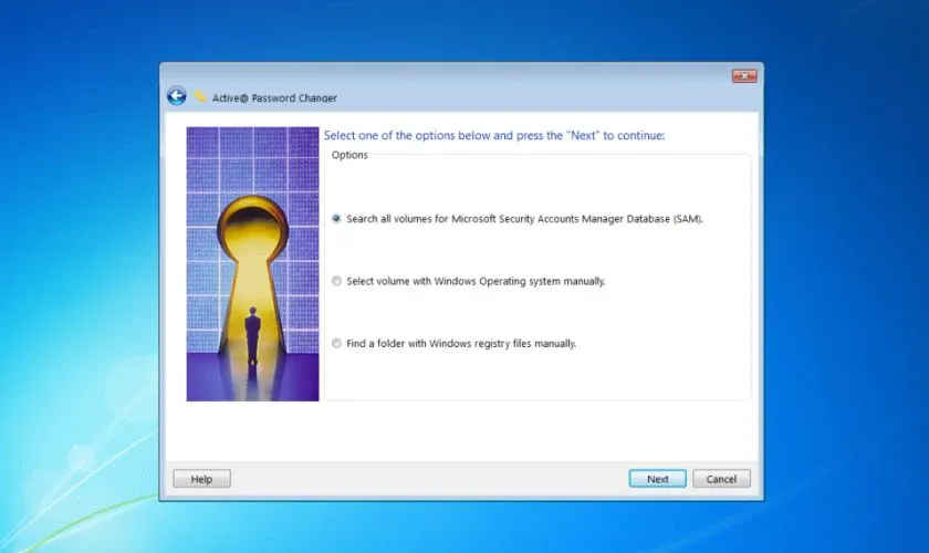 Active@ Password Changer là một phần mềm miễn phí và hiệu quả, hỗ trợ cách mở máy tính khi không nhớ mật khẩu.