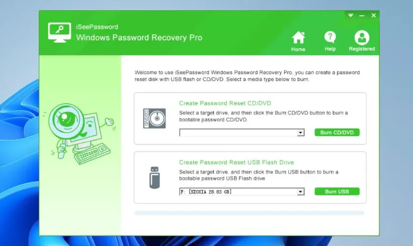 iSeePassword là một phần mềm chuyên dụng, cung cấp giải pháp an toàn để mở máy tính khi không nhớ mật khẩu.