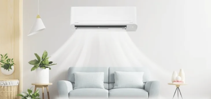 Máy Lạnh Toshiba Inverter Báo Hiệu Cần Vệ Sinh