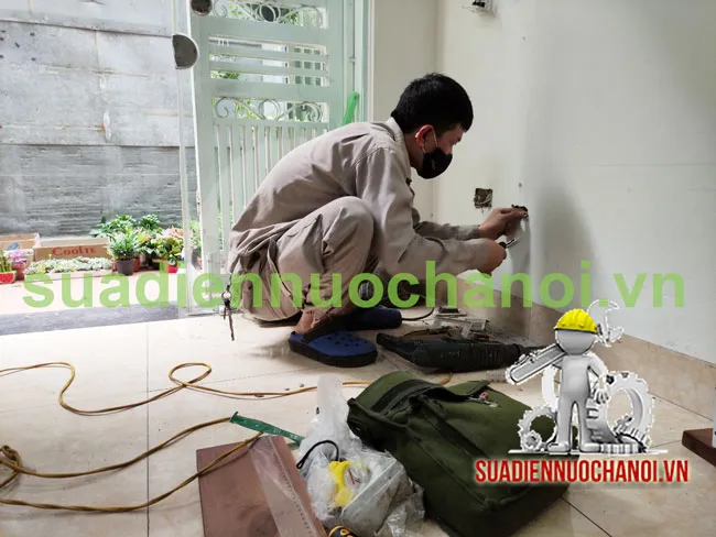 Quy trình xử lý an toàn khi phát hiện khoan trúng dây điện âm tường