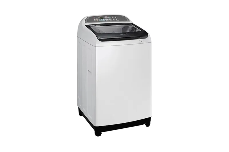 Cận cảnh khay giặt tay Active Dualwash trên máy giặt Samsung 8.5 kg