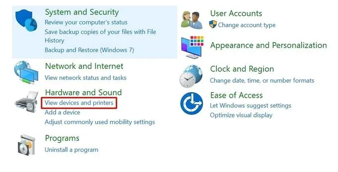 Hướng dẫn kết nối máy in Brother với máy tính qua Control Panel