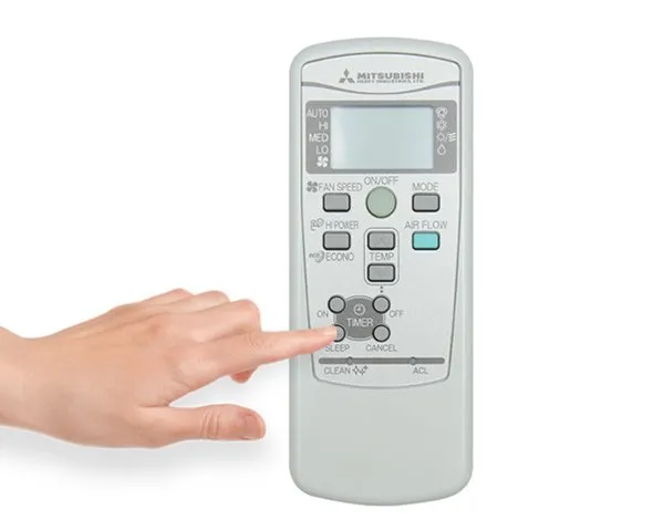 Cài đặt chế độ ngủ trên máy lạnh Mitsubishi Heavy