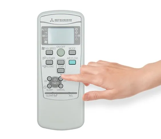 Cài đặt hẹn giờ tắt máy lạnh Mitsubishi Heavy