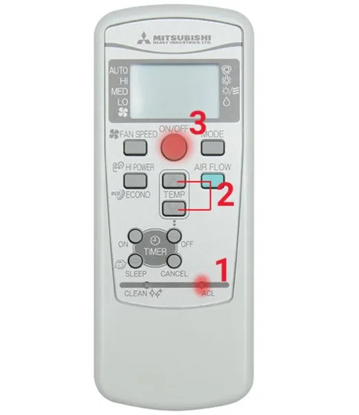 Cách cài đặt lại thời gian trên điều khiển remote máy lạnh