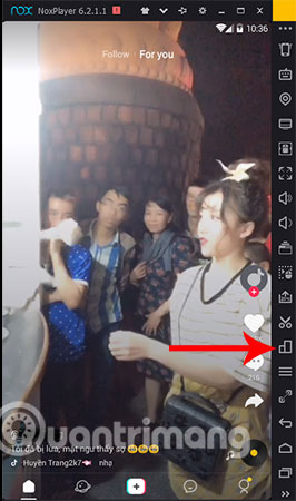 Bấm Rotate lần nữa để quay lại giao diện cũ 