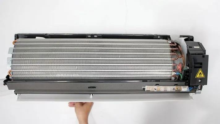 Sơ đồ cấu tạo dàn lạnh điều hòa chi tiết, hỗ trợ cách tháo quạt máy lạnh an toàn