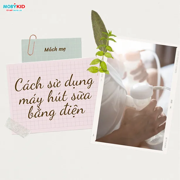 Hướng dẫn sử dụng máy hút sữa bằng điện hiệu quả và đúng cách cho các bà mẹ