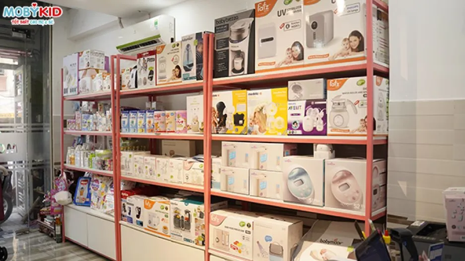 Woman smiling with pump accessories