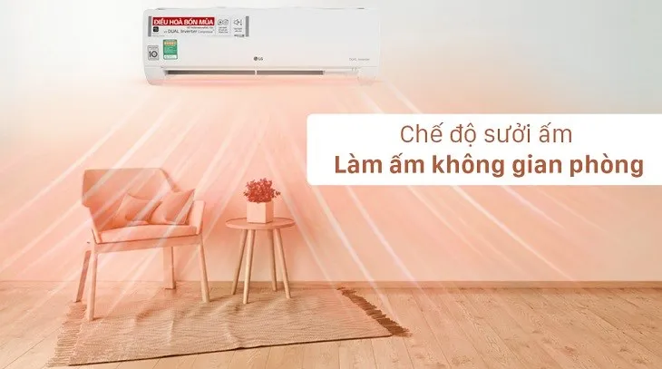 Chế độ Heat sưởi ấm của máy lạnh