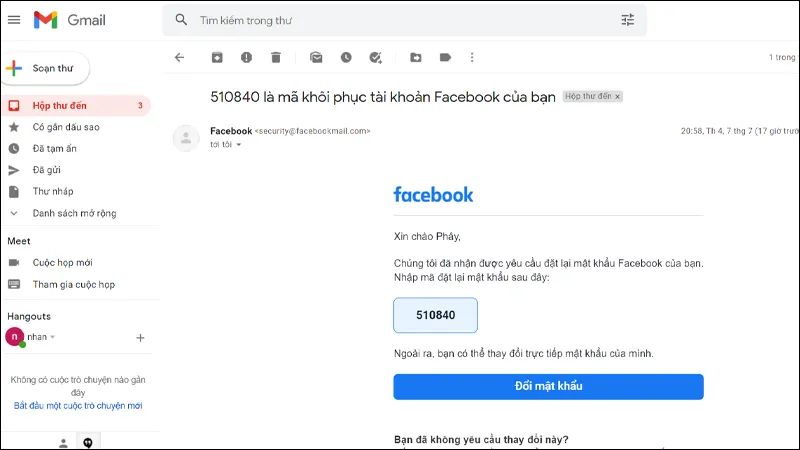 Xem nội dung chi tiết một email đã mở trên máy tính, hoàn tất quá trình tìm hiểu cách mở gmail trên máy tính.