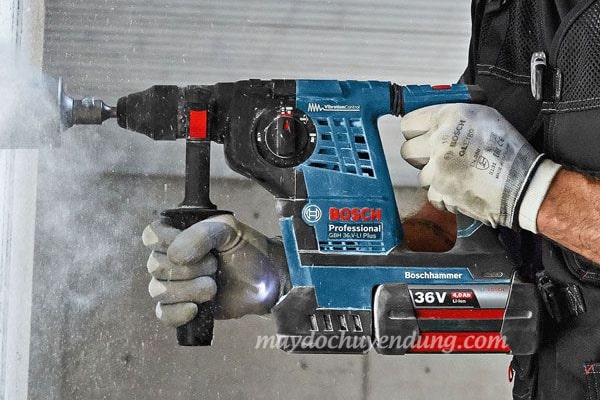 Máy khoan bê tông hiện đại được ứng dụng rộng rãi trong xây dựng, khoan đục vật liệu cứng