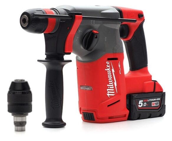 Máy khoan búa Milwaukee M18 CHX-502C 18V, động cơ không chổi than mạnh mẽ và bền bỉ