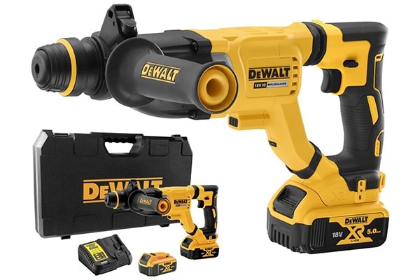 Máy khoan búa dùng pin Dewalt DCH263P2-KR 18V, ba chức năng ưu việt cho công việc chuyên nghiệp