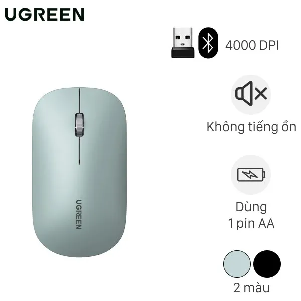 Một con chuột Bluetooth Silent Ugreen MU001, một loại thiết bị ngoại vi có cấu trúc phức tạp cần sự chính xác trong cách chế tạo bộ phận của máy Asus 7 2013 và các thiết bị điện tử khác