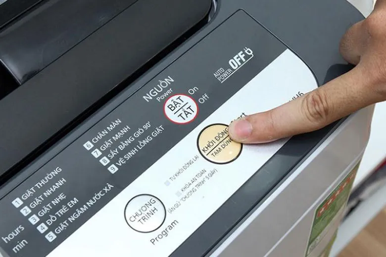 Hướng dẫn sử dụng máy giặt: Máy đo lượng đồ giặt và tự chỉnh mực nước