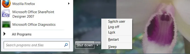Khởi động lại hệ điều hành Windows giúp sửa lỗi tiếng máy tính