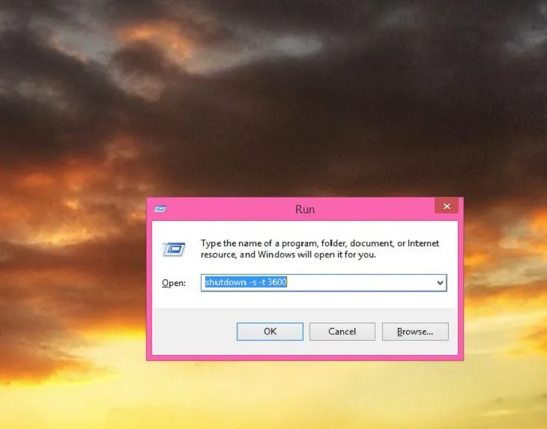 Cửa sổ Run để nhập lệnh hệ thống trên Windows 7, hỗ trợ nhiều tác vụ bao gồm cả hẹn giờ máy tính