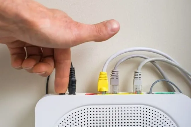 Quá trình khởi động lại modem Wi-Fi