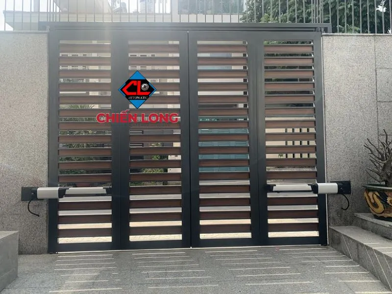 Hệ thống motor cổng tự động nhập khẩu chất lượng cao, đảm bảo vận hành êm ái