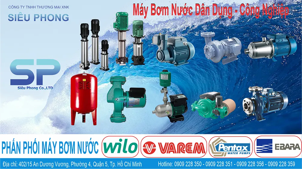 Địa chỉ uy tín phân phối máy bơm chìm chính hãng tại Việt Nam