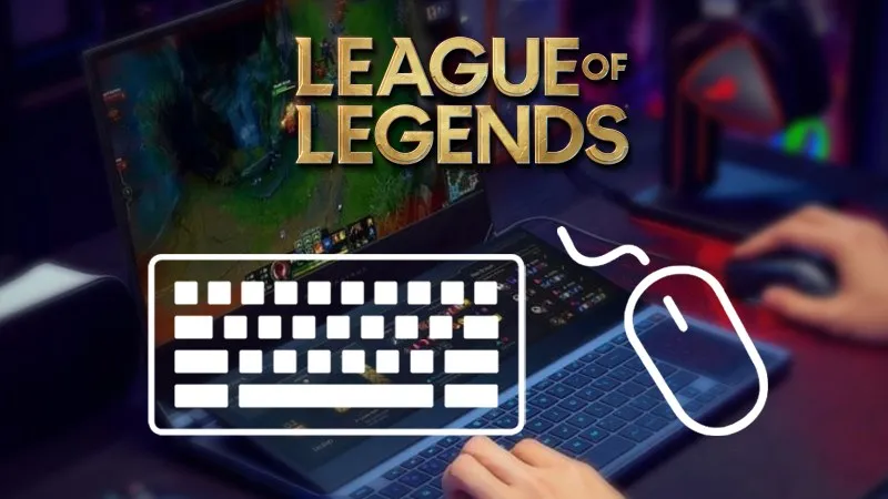 Giao diện trong Liên Minh Huyền Thoại với các phím tắt kỹ năng và bản đồ nhỏ, minh họa cách mở khóa máy quay trong LoL để tối ưu tầm nhìn.