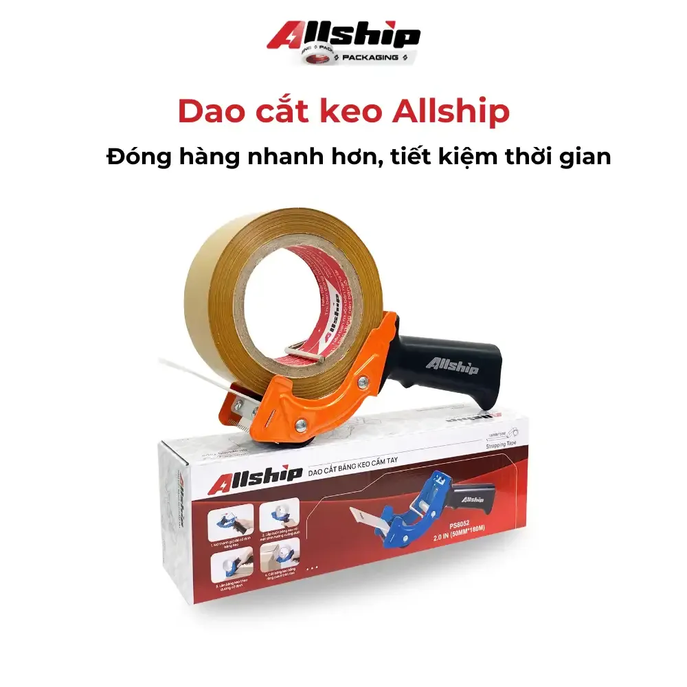 Hình ảnh minh họa dụng cụ cắt băng keo cầm tay Allship