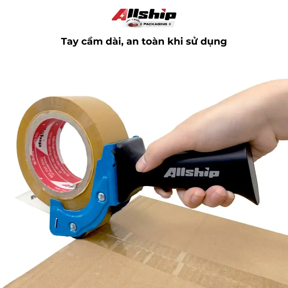 Hình ảnh minh họa cách cắt băng keo cầm tay Allship