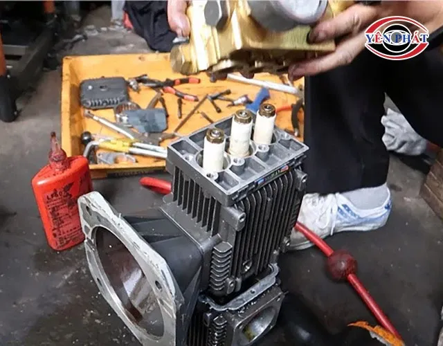 đầu bơm không ra nước