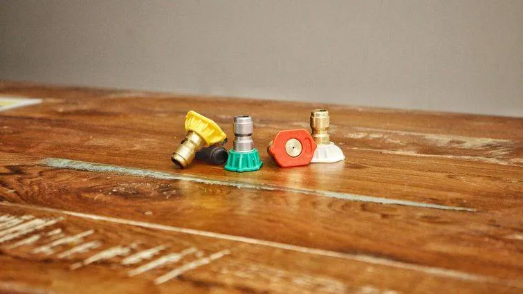 Các loại đầu phun cần biết khi cách sử dụng máy rửa xe áp lực cao để làm sạch