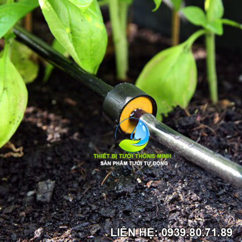 Đầu tưới nhỏ giọt nối tiếp tiện lợi, dễ dàng mở rộng