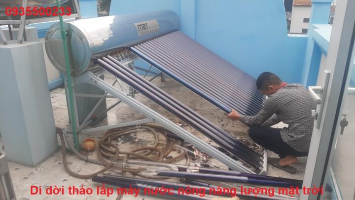 Cách Tháo Máy Nước Nóng Năng Lượng Mặt Trời An Toàn Và Đúng Kỹ Thuật