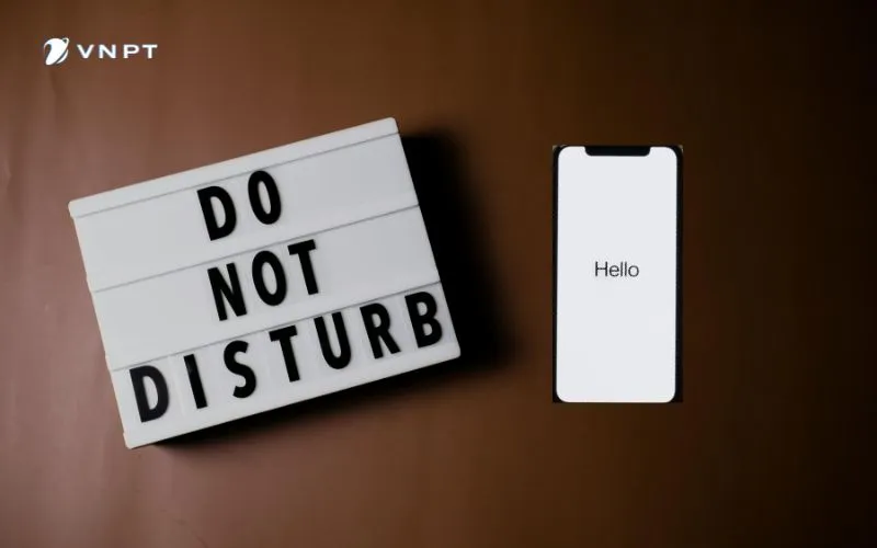 Giao diện cài đặt chế độ không làm phiền trên điện thoại Mobell