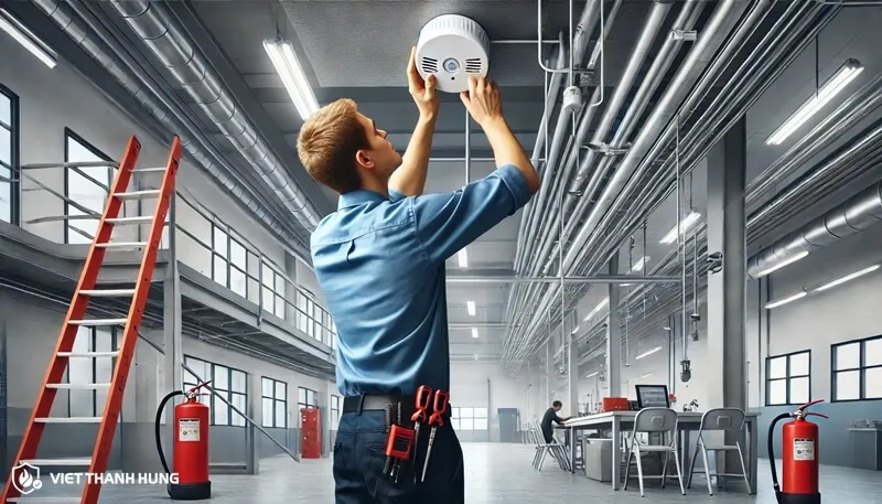 Hình ảnh minh họa các loại công trình và đối tượng bắt buộc lắp đặt hệ thống báo cháy tự động