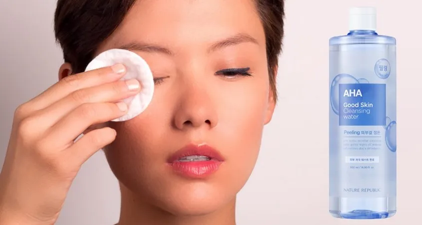 Nước tẩy trang giúp làm thông thoáng lỗ chân lông Nature Republic Good Skin