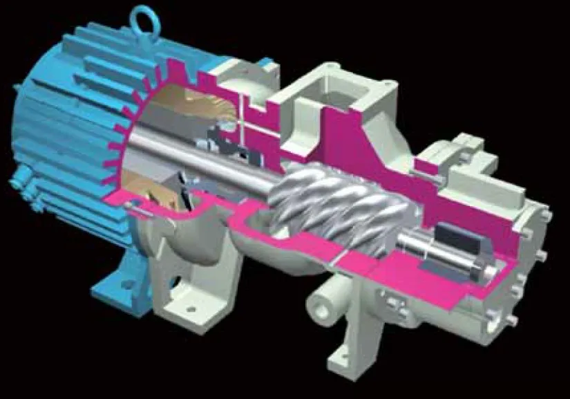 Động cơ đồng trục của máy nén khí trục vít Kobelion VX.VS
