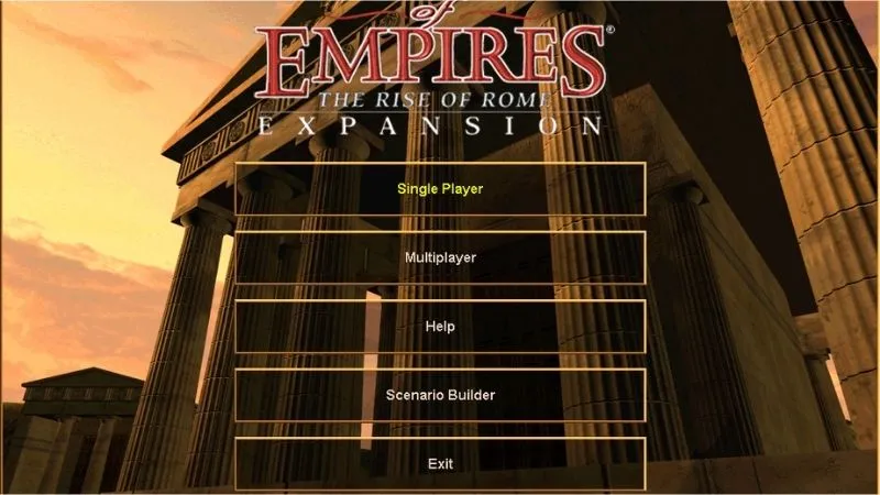 Khởi chạy game Empiresx.exe để chơi Đế Chế