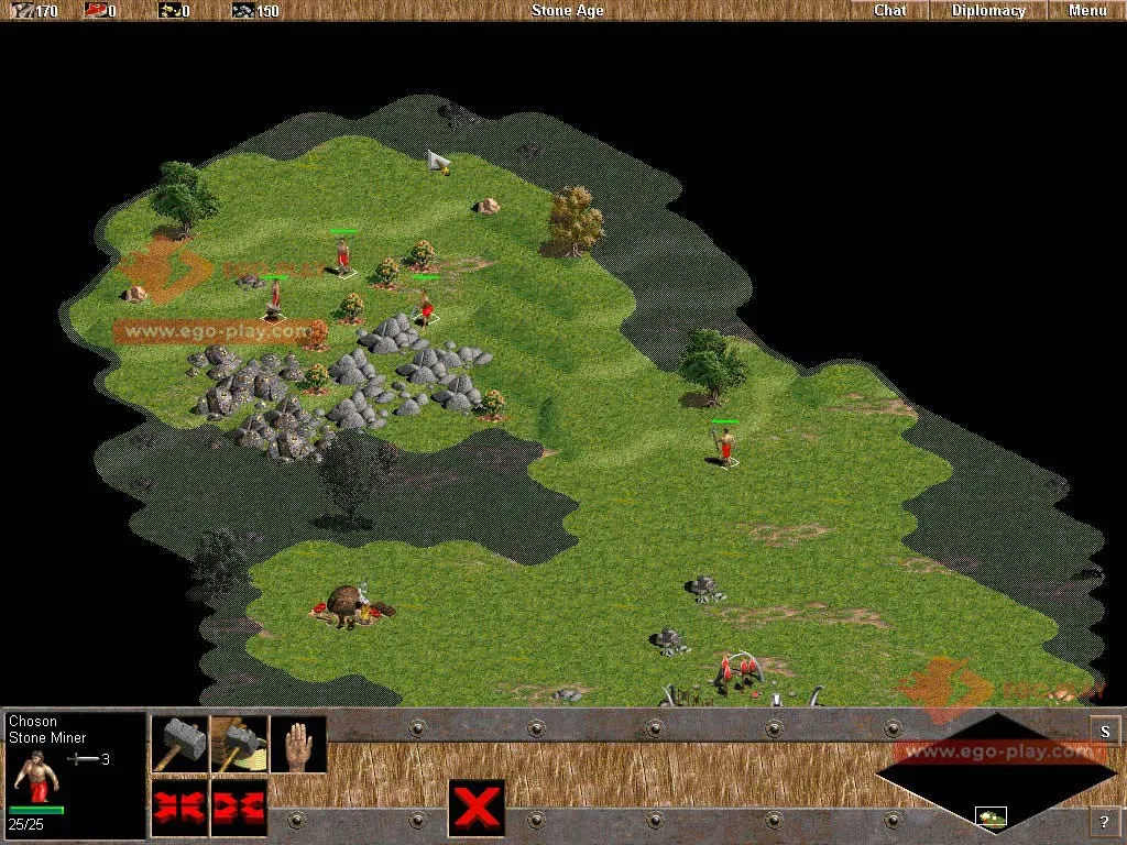 Giao Diện Màn Hình Chính Của Game Đế Chế (AoE) Cho Người Mới Bắt Đầu Chơi