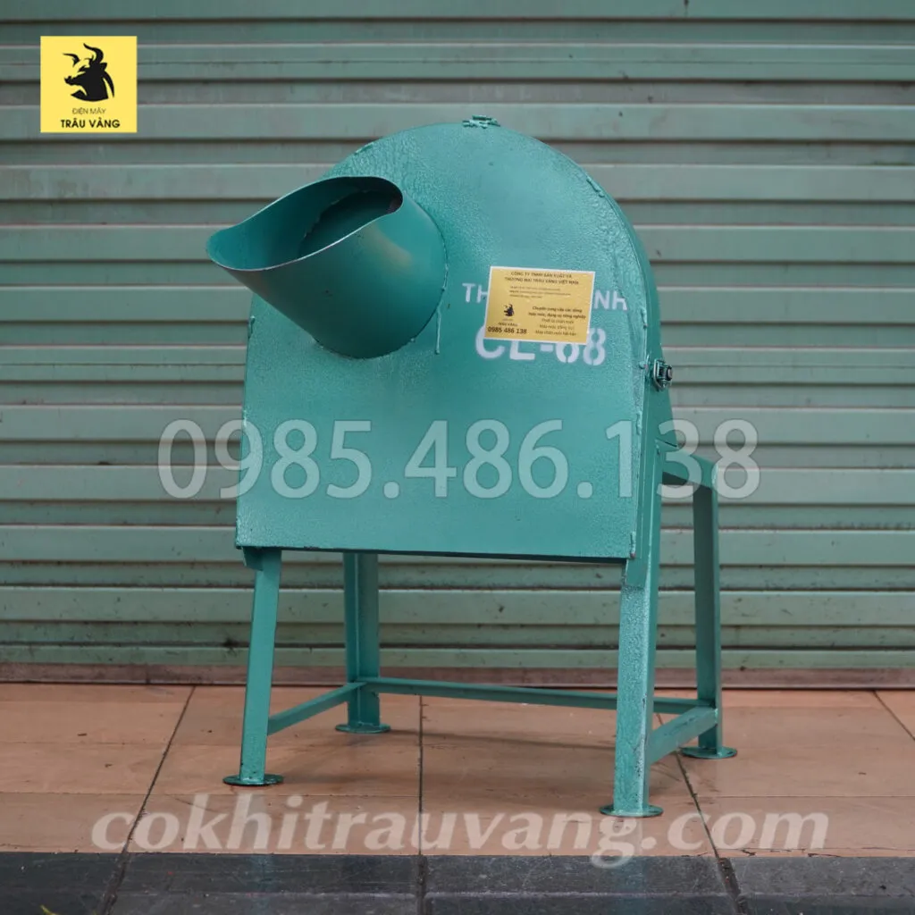 Máy thái chuối Trâu Vàng với thiết kế hiện đại, sẵn sàng cho quy trình cách lắp dao máy thái chuối