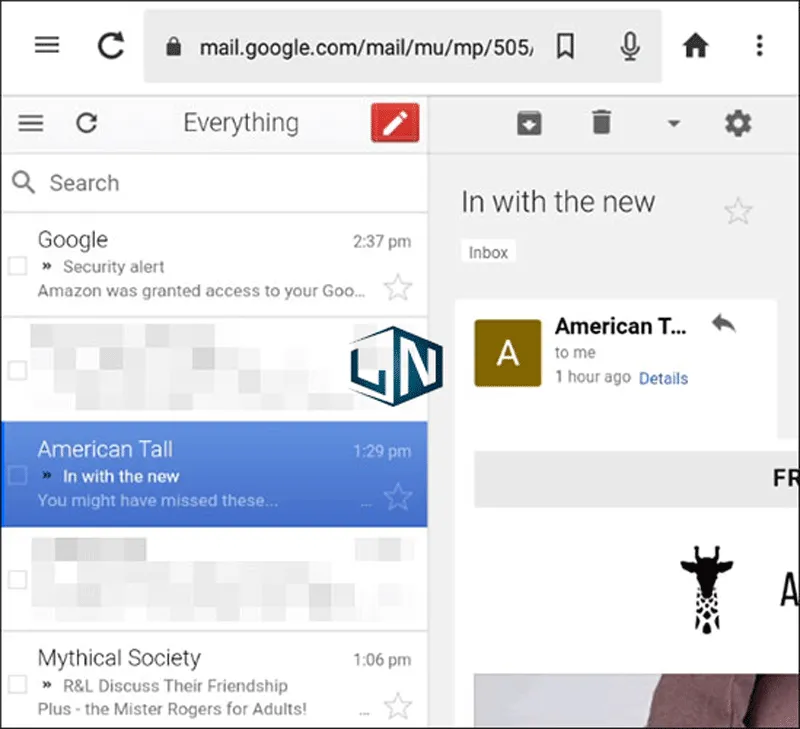Dùng Gmail giống như trên giao diện máy tính, tối ưu hóa trải nghiệm người dùng