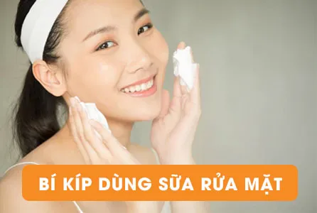 Lựa chọn sữa rửa mặt phù hợp là yếu tố then chốt trong cách sử dụng máy rửa mặt cầm tay
