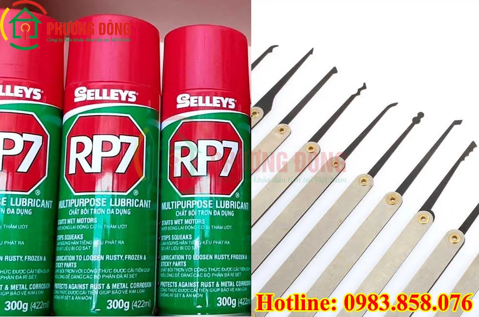 Dụng cụ cần thiết để tự mở khóa cổ xe máy bị kẹt tại nhà