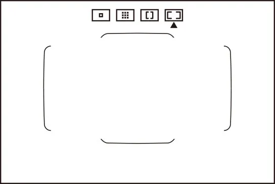 Sơ đồ hiển thị chế độ 45-point Automatic Selection AF trên Canon EOS 80D