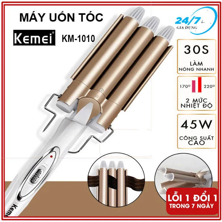 Mô tả vẻ đẹp tự nhiên của mái tóc với máy bấm tóc 3 trục