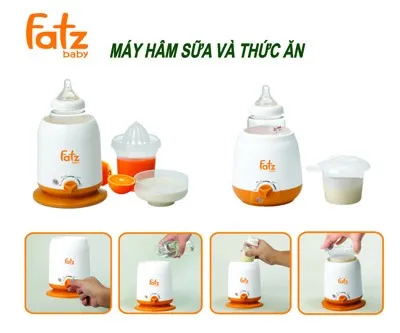 Máy hâm sữa Fatz 3 chức năng tiện lợi cho việc chuẩn bị sữa và thức ăn dặm cho bé